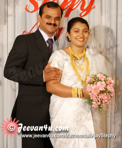 Ajay Stephy Wedding Photo